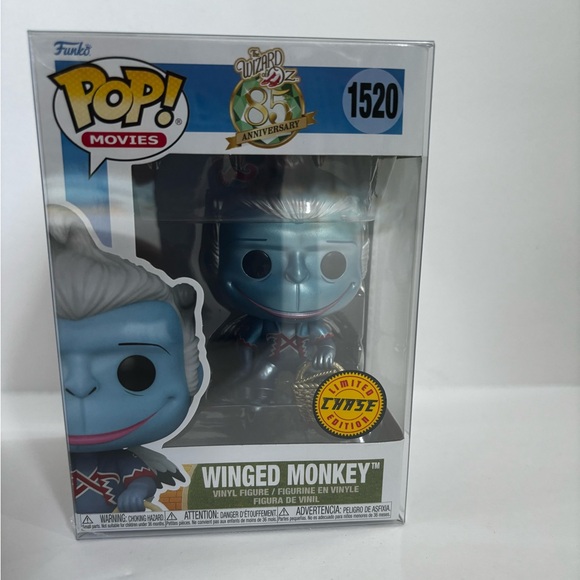 FUNKO POP THE WIZARD OF OZ WINGED MONKEY METALLIC CHASE (85TH ANNIVERSARY) - Picture 1 of 6